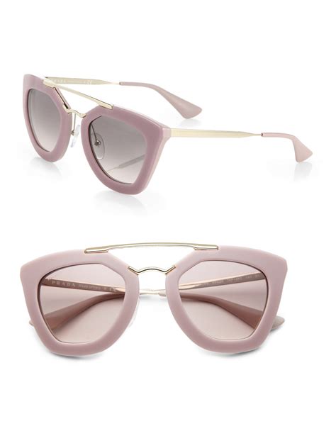 crystal pink Prada glasses